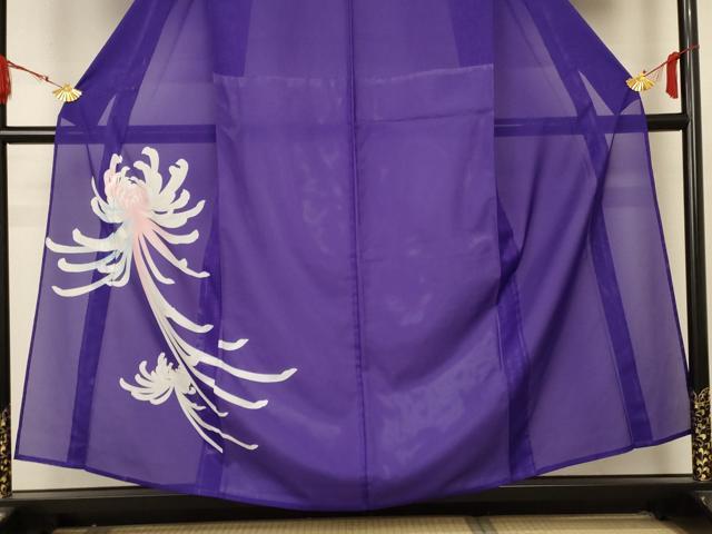 平和屋着物＊夏物　色留袖　絽　乱菊　洗える着物　AABA6569jd