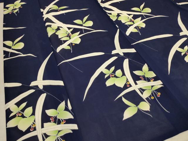 平和屋着物＊夏物 訪問着 絽 草葉文 正絹 逸品 AABA6574jd