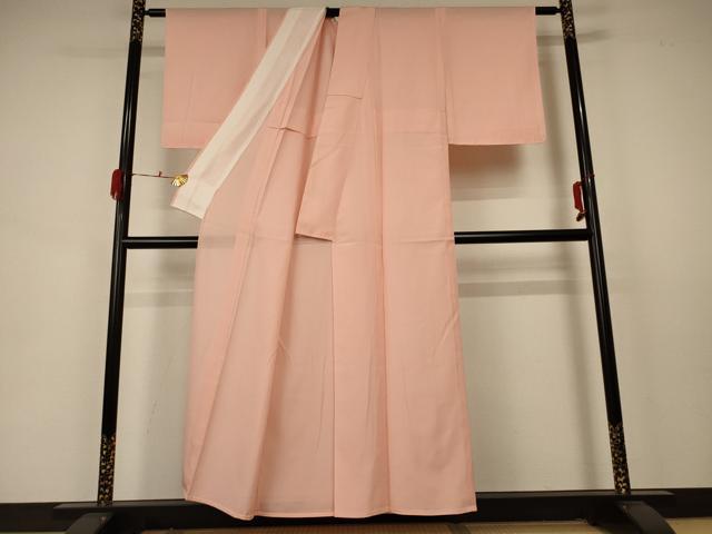 平和屋着物＊夏物 色無地 絽 赤香色 正絹 逸品 未使用 AABA6582jd
