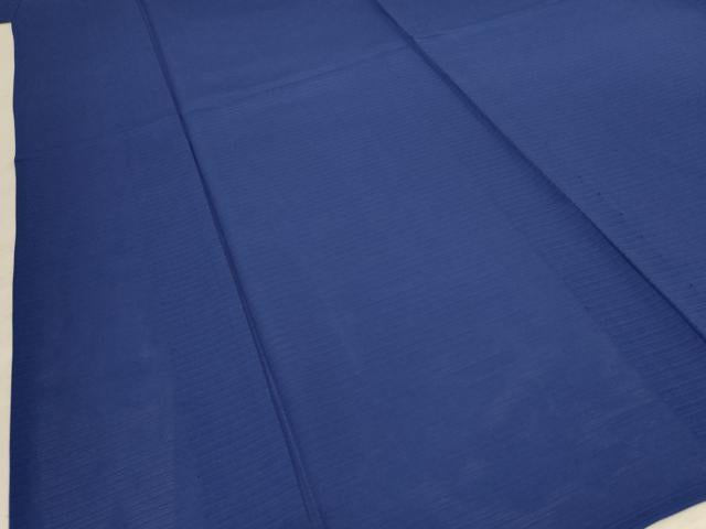 平和屋着物＊夏物 色無地 絽 深縹色 正絹 逸品 AABA6583jd