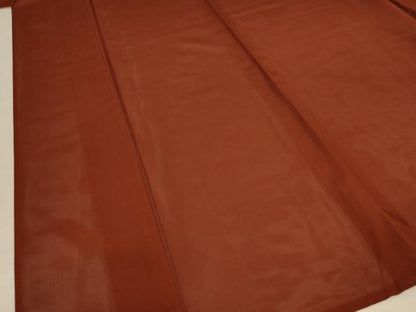 平和屋着物＊夏物 色無地 絽 錆色 正絹 逸品 AABA6586jd