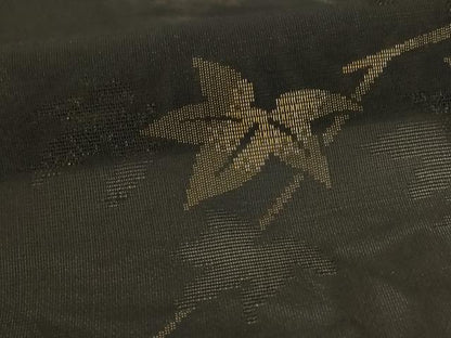 平和屋着物＊夏物 小紋 紗 楓文 正絹 逸品 AABA6593jd