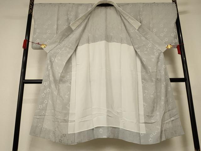 平和屋着物＊夏物 長襦袢 花唐草文 正絹 逸品 AABA6597jd