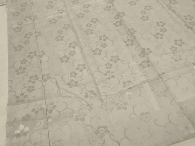 平和屋着物＊夏物 長襦袢 花唐草文 正絹 逸品 AABA6597jd