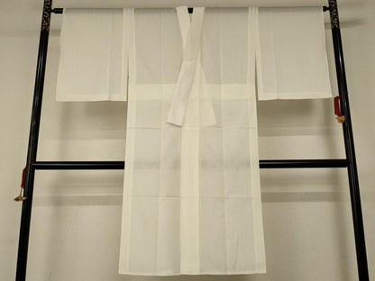 平和屋着物＊夏物 長襦袢 絽 鳥の子色 正絹 逸品 AABA6598jd
