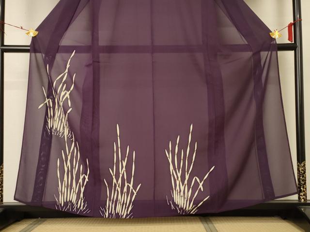 平和屋着物＊夏物 訪問着 絽 木賊 正絹 逸品 AABA6600jd