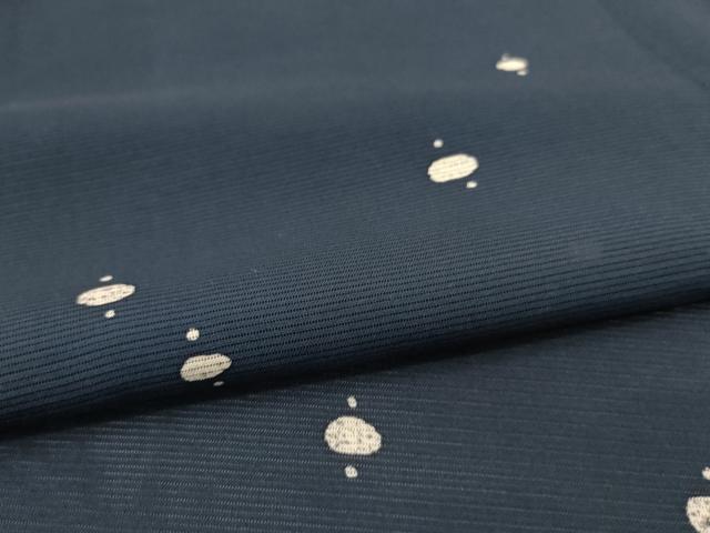 平和屋着物＊夏物 小紋 絽 抽象文様 正絹 逸品 AABA6604jd