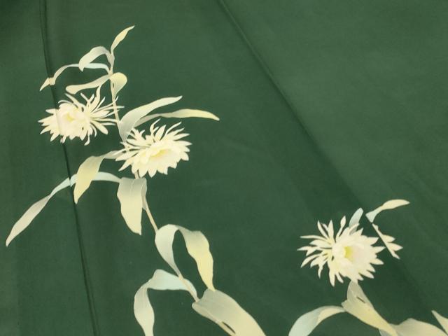 平和屋着物＊夏物 訪問着 絽 草花文 正絹 逸品 AABA6606jd