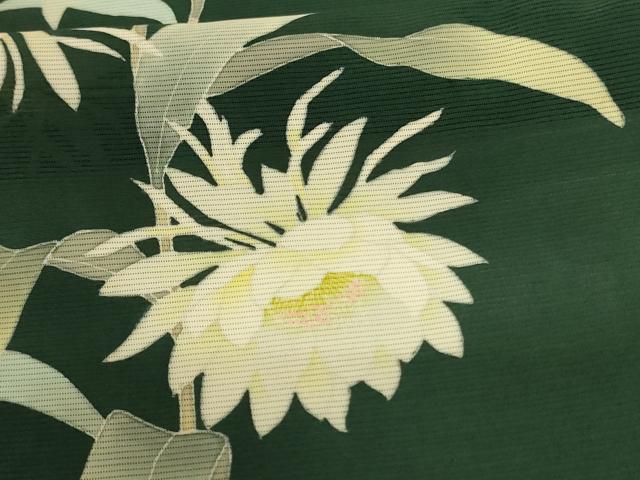 平和屋着物＊夏物 訪問着 絽 草花文 正絹 逸品 AABA6606jd