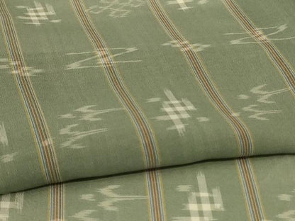 平和屋着物＊夏物 本場琉球絣 夏琉球 絣文 正絹 逸品 AABA6611jd