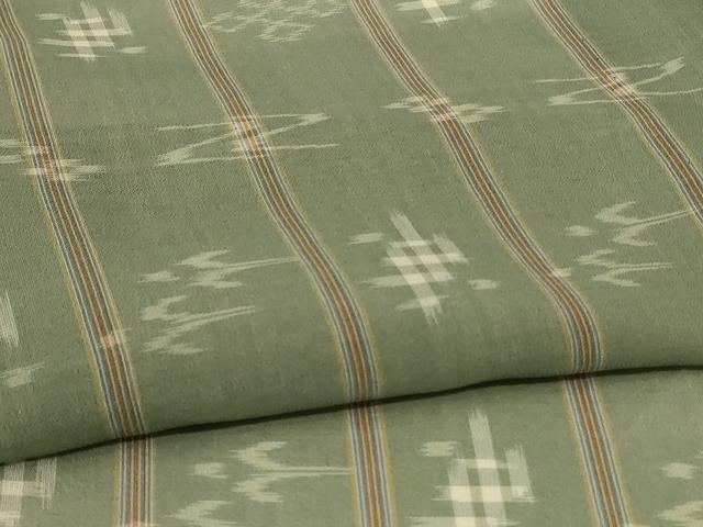 平和屋着物＊夏物 本場琉球絣 夏琉球 絣文 正絹 逸品 AABA6611jd