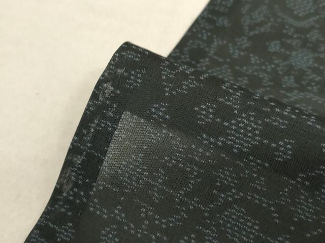 平和屋着物＊夏物 本場大島紬 夏大島 花菱文 正絹 逸品 AABA6618jd