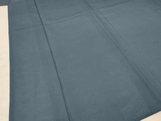 平和屋着物＊夏物 色無地 絽 錆鼠色 洗える着物 未使用 AABA6619jd