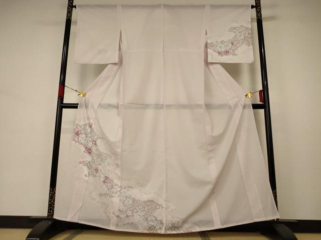 平和屋着物＊夏物 訪問着 絽 辻が花 洗える着物 AABA6635jd