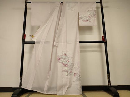 平和屋着物＊夏物 訪問着 絽 辻が花 洗える着物 AABA6635jd