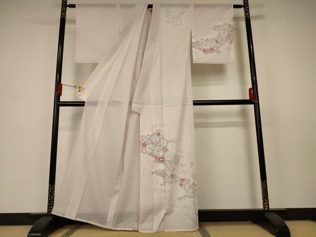 平和屋着物＊夏物 訪問着 絽 辻が花 洗える着物 AABA6635jd