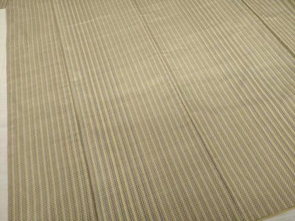 平和屋着物●本場大島紬　縞　正絹　逸品　AABA6663ck