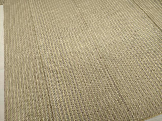 平和屋着物●本場大島紬　縞　正絹　逸品　AABA6663ck
