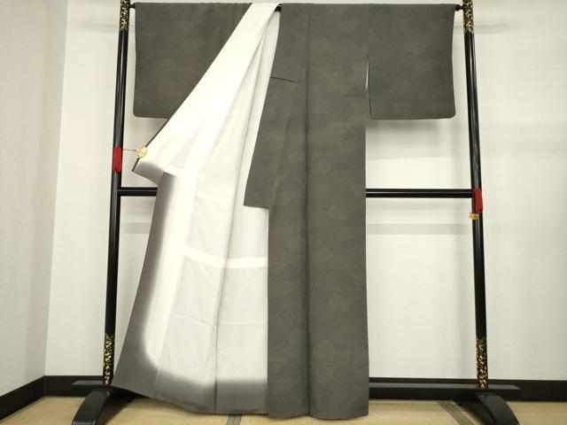 平和屋着物●江戸小紋 切り嵌め文 正絹 逸品 AABA6702ck