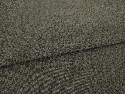 平和屋着物●江戸小紋 切り嵌め文 正絹 逸品 AABA6702ck