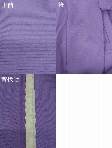 平和屋着物＊夏物 色無地 絽 竜胆色 正絹 逸品 AABA6820st