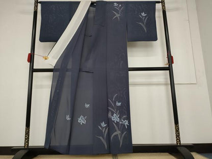 平和屋着物＊夏物 訪問着 絽 草花文 正絹 逸品 AABA6828st