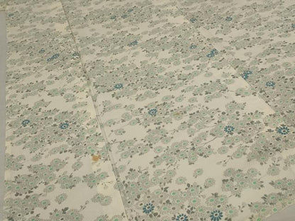 平和屋着物＊夏物 小紋 絽 草花文 高島屋扱い 正絹 逸品 AABA6830st