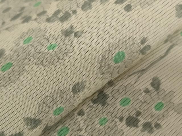 平和屋着物＊夏物 小紋 絽 草花文 高島屋扱い 正絹 逸品 AABA6830st