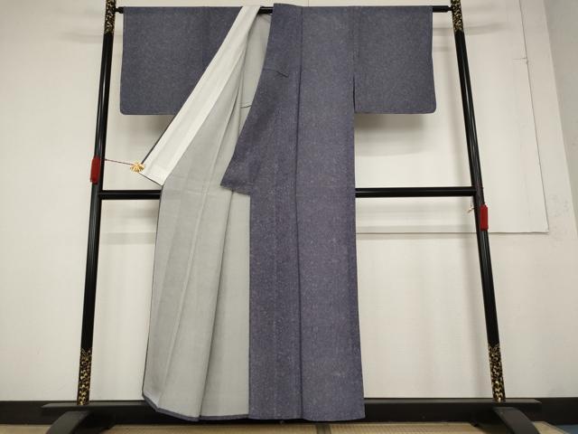 平和屋着物＊夏物 江戸小紋 絽 鮫小紋柄 正絹 逸品 AABA6831st