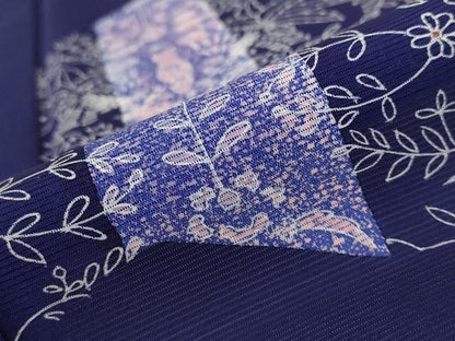 平和屋着物＊夏物 訪問着 絽 草花文 正絹 逸品 AABA6834st