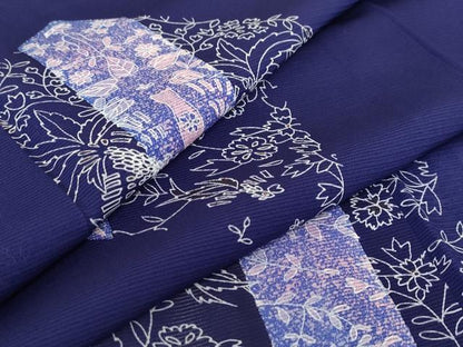 平和屋着物＊夏物 訪問着 絽 草花文 正絹 逸品 AABA6834st