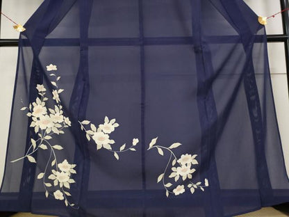 平和屋着物＊夏物 訪問着 絽 枝花文 正絹 逸品 AABA6839st