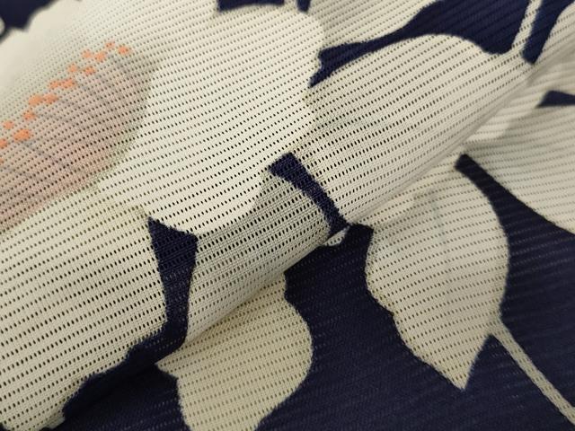 平和屋着物＊夏物 訪問着 絽 枝花文 正絹 逸品 AABA6839st