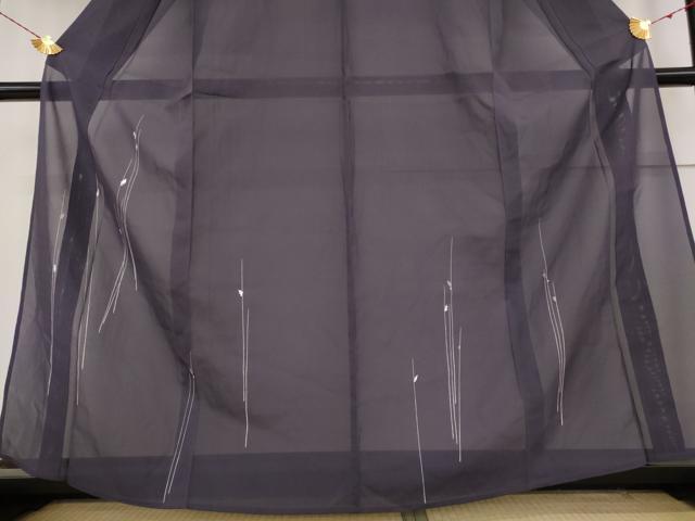 平和屋着物＊夏物 訪問着 絽 枝葉文 正絹 逸品 AABA6840st