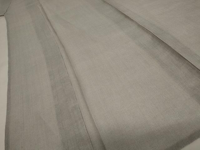 平和屋着物＊夏物 小紋 紗 縞 正絹 逸品 AABA6841st