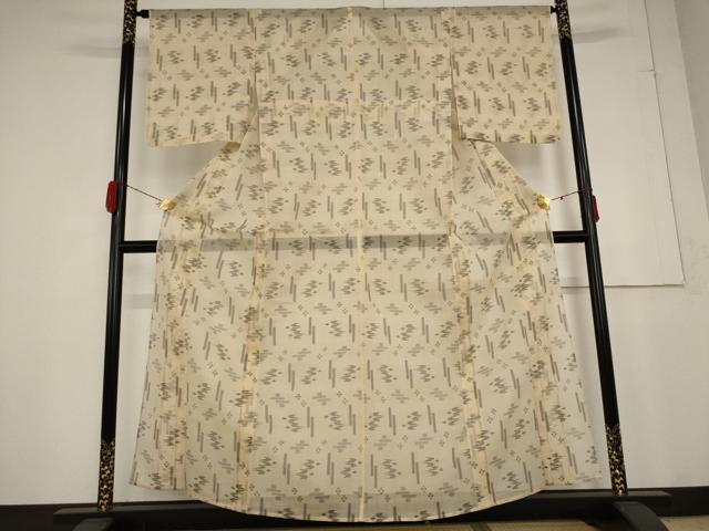 平和屋着物＊夏物　本場琉球絣　夏琉球　正絹　逸品　AABA6855st