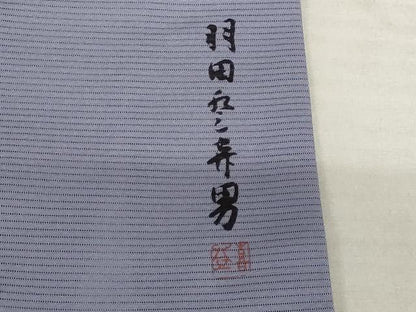平和屋着物＊夏物 人間国宝・羽田登喜男監修 色無地 絽 半色 洗える着物 AABA6871st