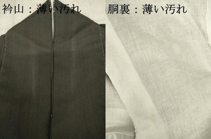 平和屋着物■豪華黒留袖　駒刺繍　地紙松文　金彩　正絹　逸品　AABA6925ma