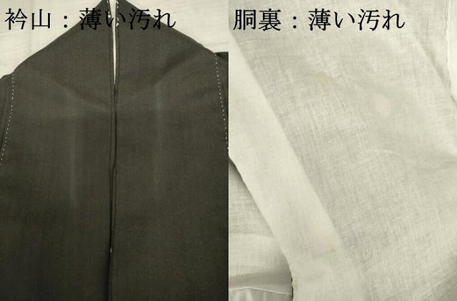 平和屋着物■豪華黒留袖　駒刺繍　地紙松文　金彩　正絹　逸品　AABA6925ma