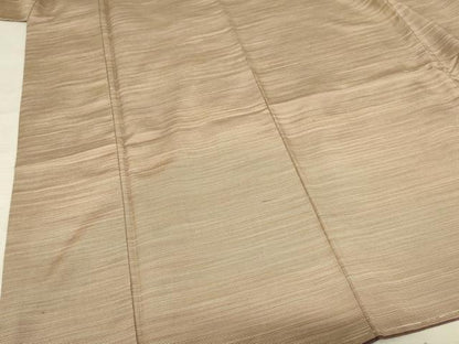 平和屋着物■上質な紬　横段文　正絹　逸品　AABA6939ma
