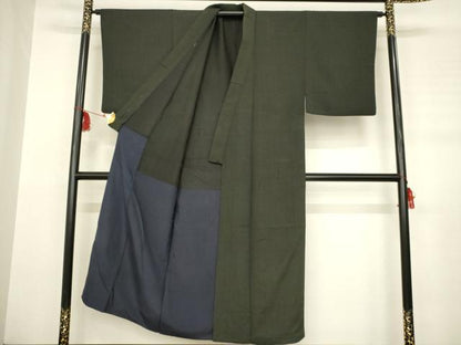 平和屋着物■男性　上質な紬　霞文　正絹　逸品　AABA7011ma