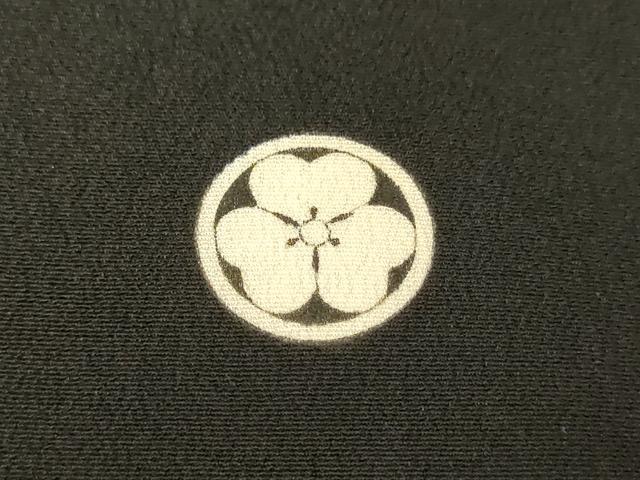 平和屋着物■豪華黒留袖　駒刺繍　花鳥文　金彩　正絹　逸品　AABA7149ma