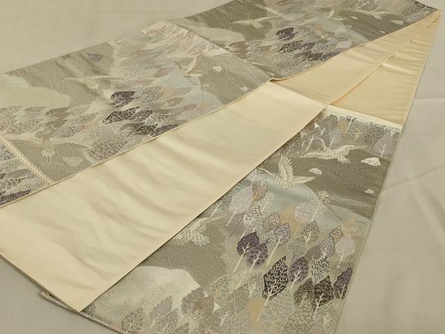 平和屋着物◎六通柄袋帯　唐織　北山　二重箔錦　正絹　逸品　AABA7184ou