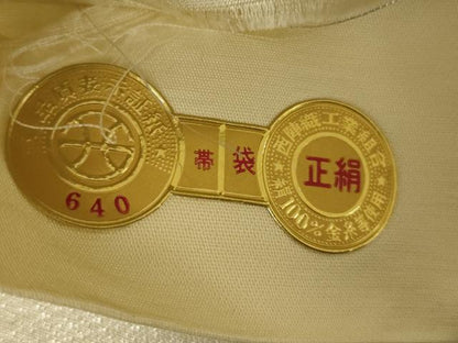 平和屋着物◎西陣　六通柄袋帯　風景文　銀糸　正絹　逸品　AABA7187ou