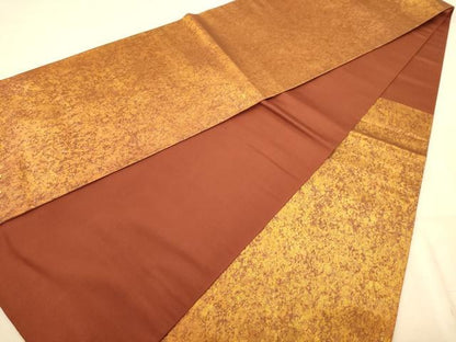 平和屋着物◎六通柄袋帯 霞文 ワンポイント螺鈿 正絹 逸品 AABA7232dt
