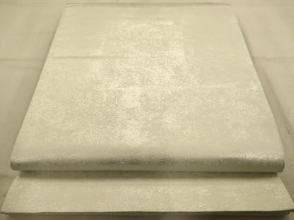 平和屋着物◎六通柄袋帯 霞文 銀糸 正絹 逸品 AABA7243dt