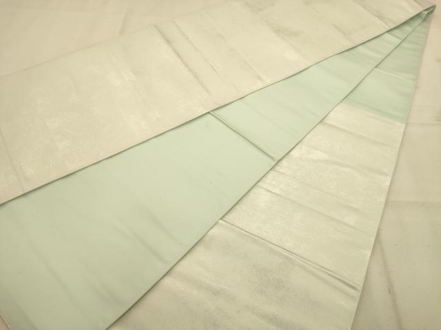 平和屋着物◎六通柄袋帯 霞文 銀糸 正絹 逸品 AABA7243dt