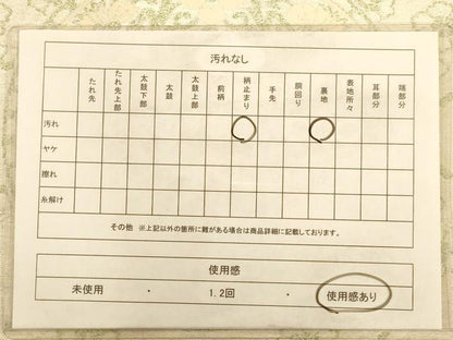 平和屋着物◎六通柄袋帯　天井花文　銀糸　正絹　逸品　AABA7302dt