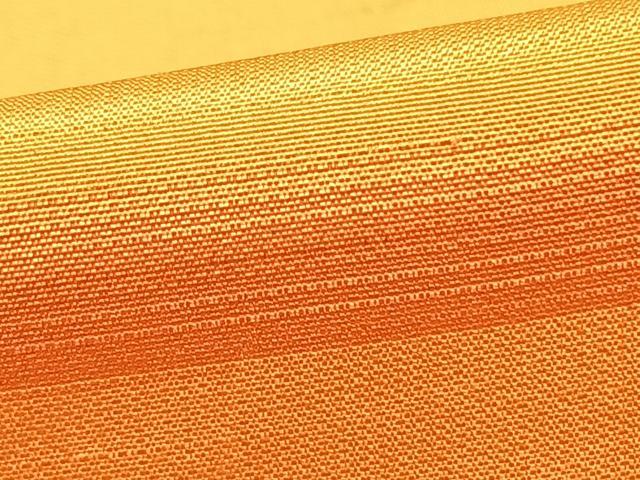 平和屋着物▽上質な紬　単衣　横縞　正絹　逸品　AABA7432fy