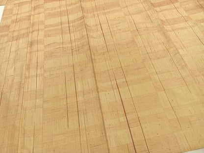 平和屋着物▽上質な紬 単衣 抽象文様 正絹 逸品 AABA7434fy